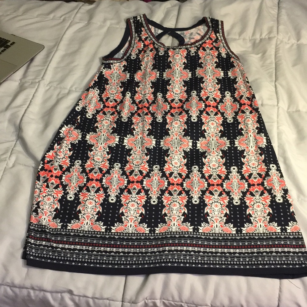 Swing dress in red white and blue